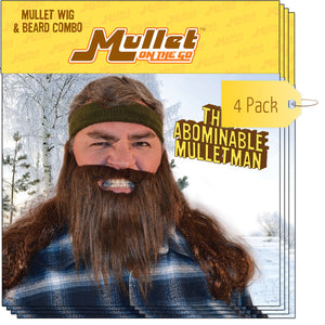 The Abominable Mulletman Beard and Mullet Combo