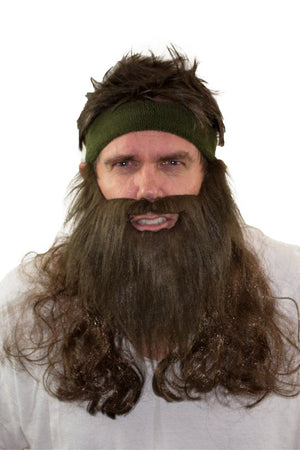 The Abominable Mulletman Beard and Mullet Combo