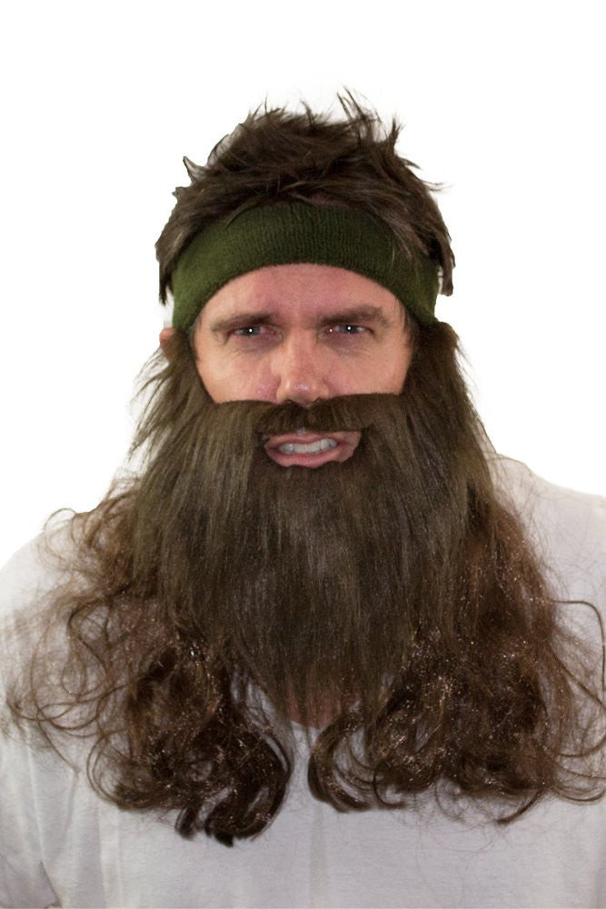 The Abominable Mulletman Beard and Mullet Combo