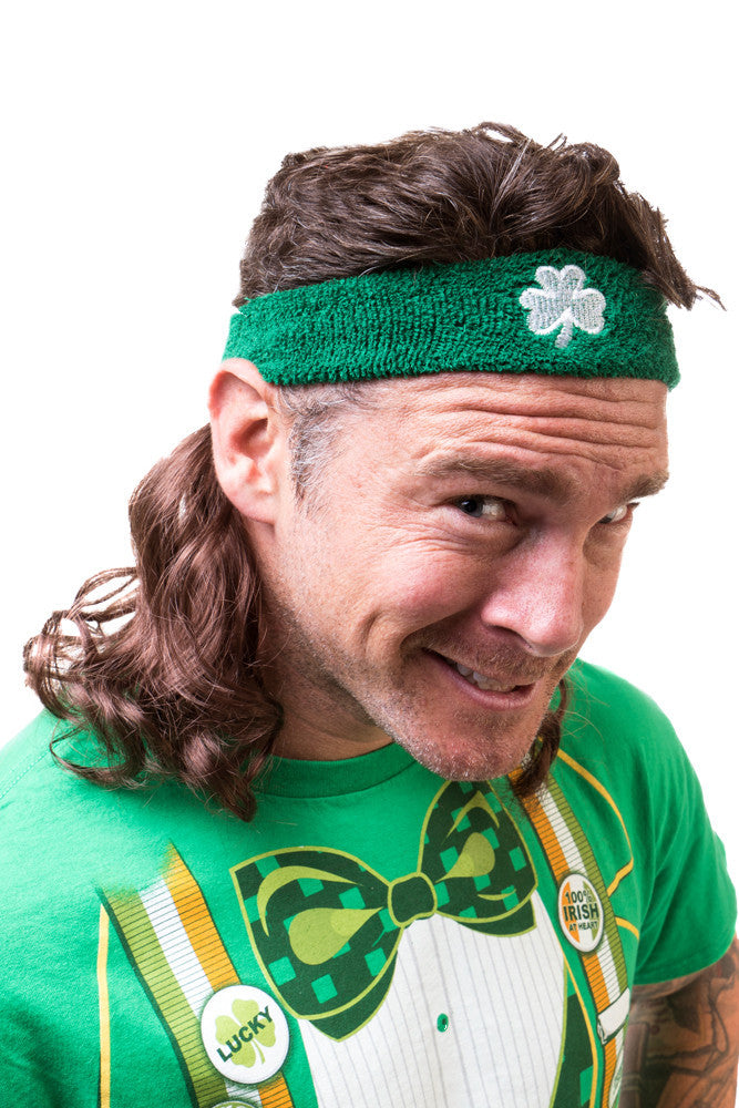 The Luck Charm Mullet Headband in Brown