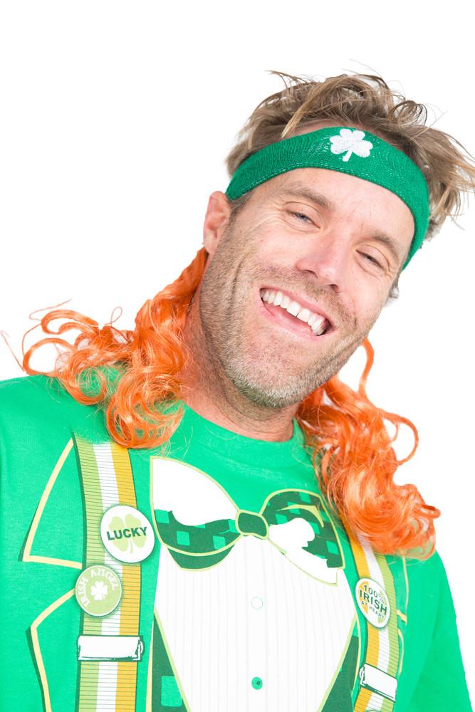 The Lucky Charm Mullet Headband Wig