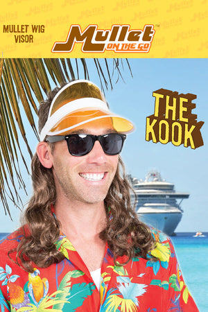 The Kook Mullet Wig Visor