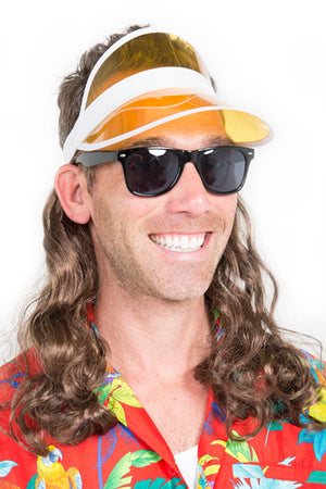 The Kook Mullet Wig Visor